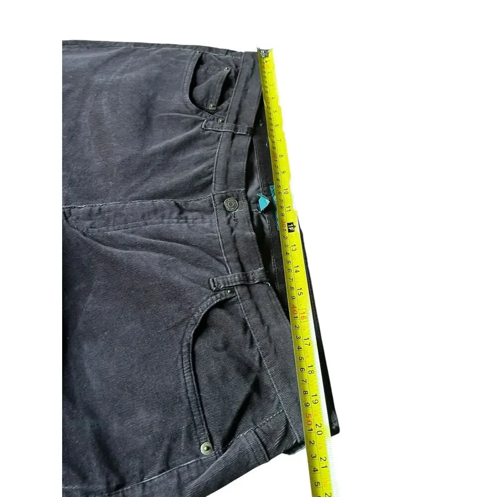 Lauren Jeans Co. Ralph Lauren Brown Corduroy Straight Leg Mid Rise Pants 20W